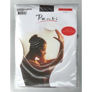 Penti 44 D.Brown #3 Large 15 Denier Sheer and Shiny Tights 4430: Elegant